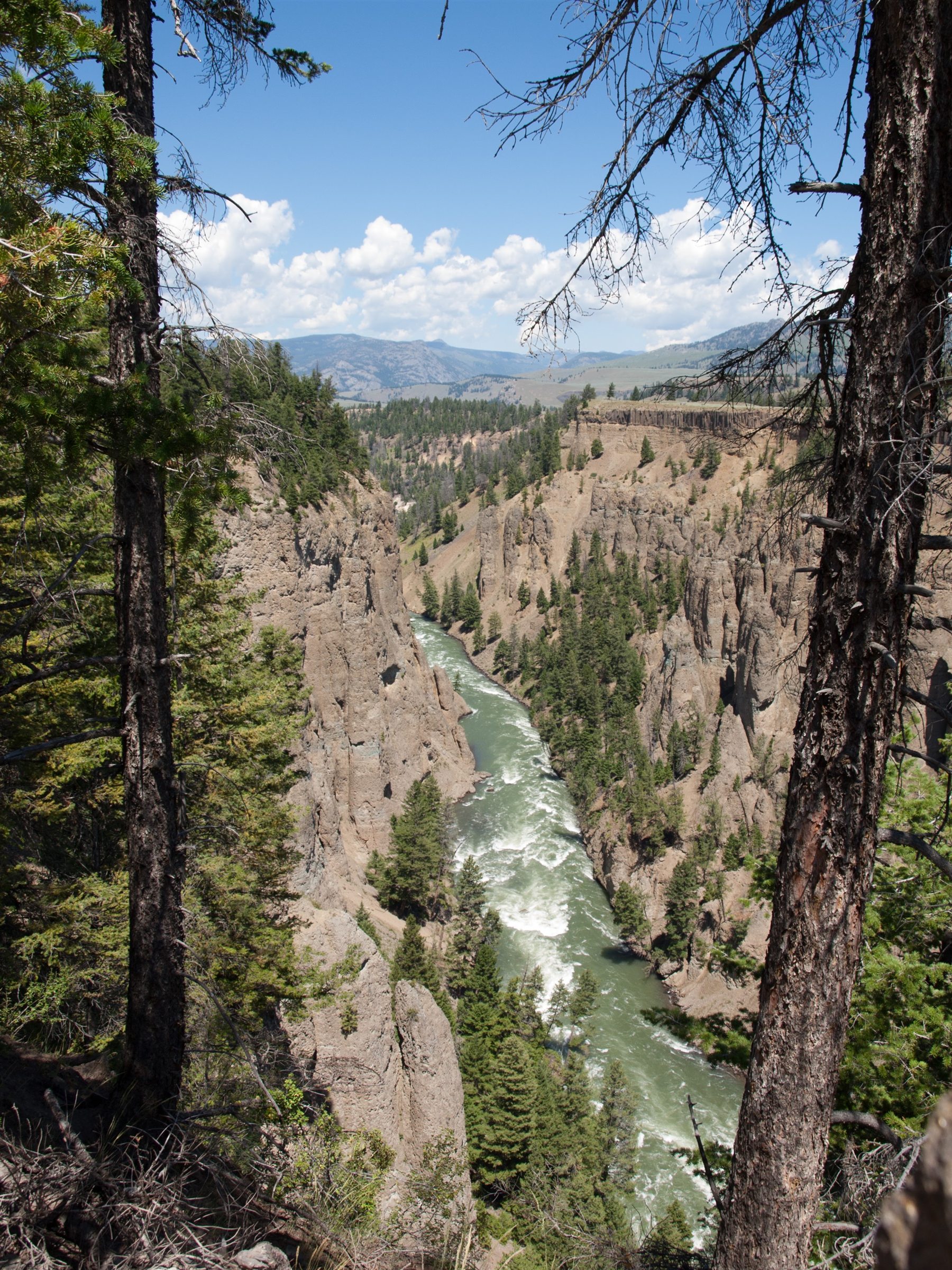A river running through a steep western canyon
